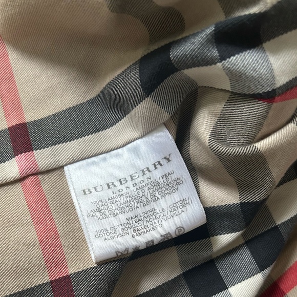 Burberry London Lambskin Leather Trench Jacket - Picture 9 of 16